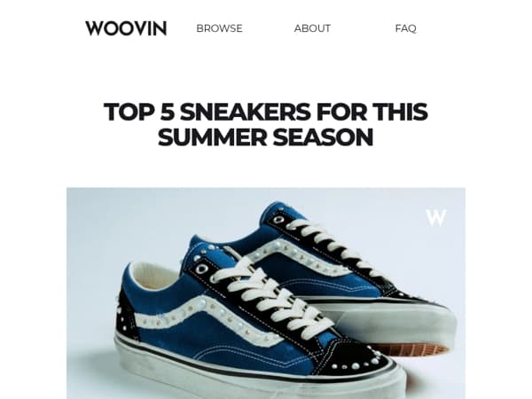 Top 5 Sneakers for this summer season