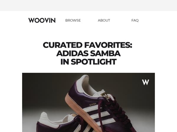 Curated Favorites: adidas Samba in Spotlight