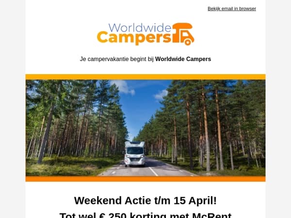 ❗Weekend Actie t/m 15 April
