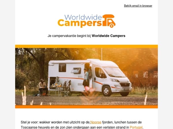 Camperhuur alleen voor verre reizen?