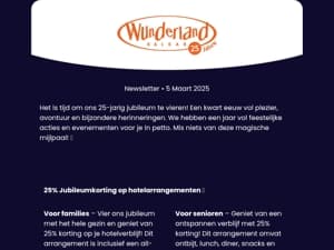 ✨ 25 Jaar Wunderland Kalkar – Vier het mee!