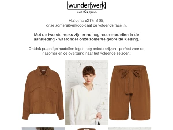 2e drop: nieuwe modellen in de uitverkoop, ma-c217m195