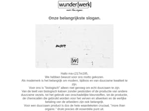 Waarom "more than organic."?