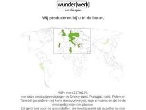 Wij produceren "regionaal" met een focus op de EU.