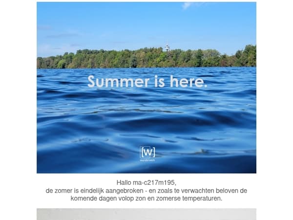 Wat trek je aan bij dit soort weer, ma-c217m195?