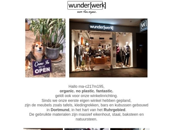 Onze winkelinrichting uit het Ruhrgebied.