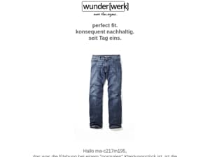 Unsere Denims machen den Unterschied.