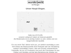 Warum "more than organic."?