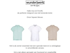 Terug naar de lente: 1 Blouse, 3 Looks.