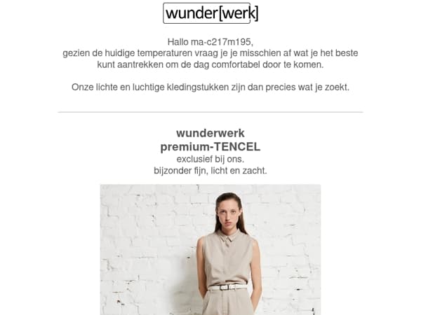 Zin in wat lichte, luchtige kleding, ma-c217m195?