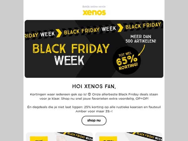 Shop nu de beste Black Friday deals! 🖤