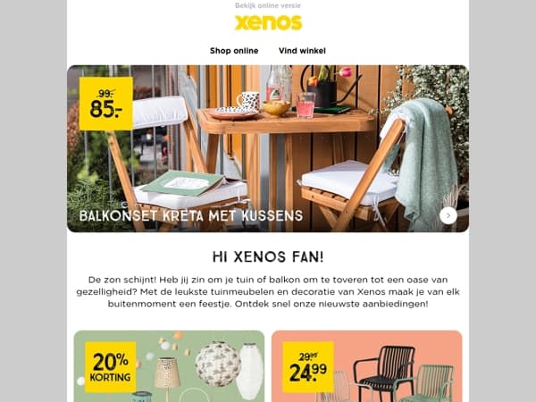 Tuin in het zonnetje? Pak NU je voordeel! ☀️