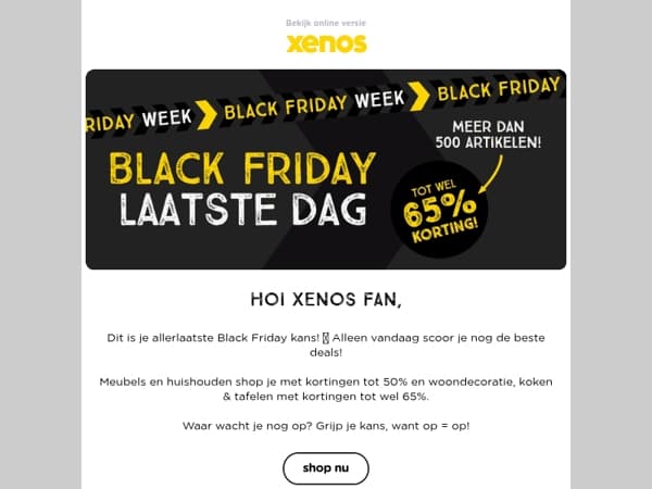 Alleen vandaag nog BLACK FRIDAY 🖤