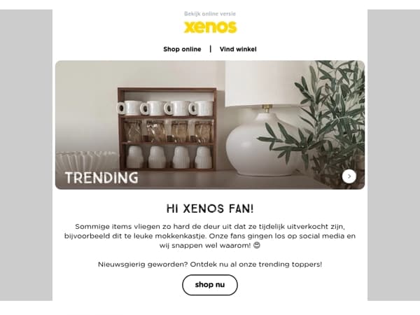 Ontdek nu onze trending toppers!