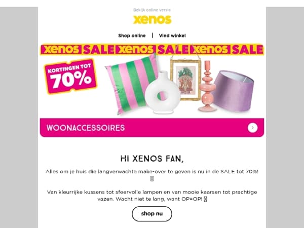 SALE, tot 70% korting op sfeermakers voor elk interieur