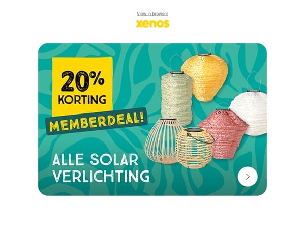 Xtra Xenos member, 2 exclusieve deals speciaal voor members!