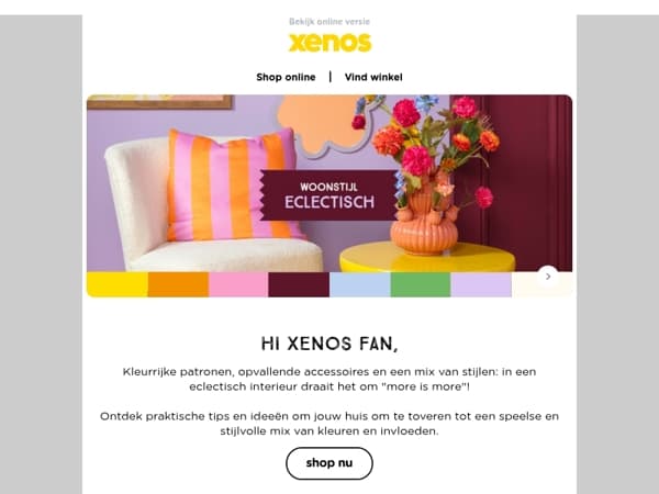 Bekijk onze Eclectische woontrend