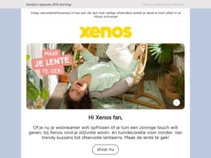 Kleed nu je tuin of balkon extra voordelig aan