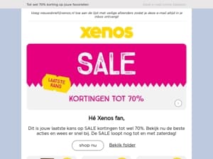 SALE tot en met zaterdag ⏰