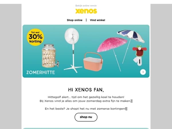 Zo blijf jij cool in de hitte!