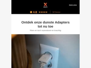 NIEUW! Onze dunste Adapters tot nu toe