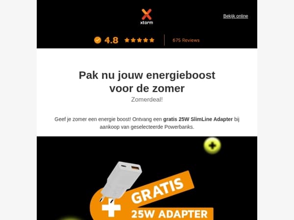 Zomerdeal! ☀️ GRATIS SlimLine Adapter