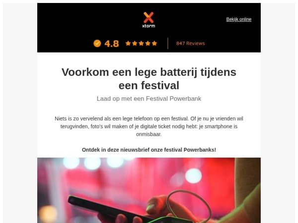 Zomerdeals op onze festival Powerbanks! 🕺🔋