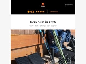 Reis slim in 2025 - benut de zon ☀️🔋