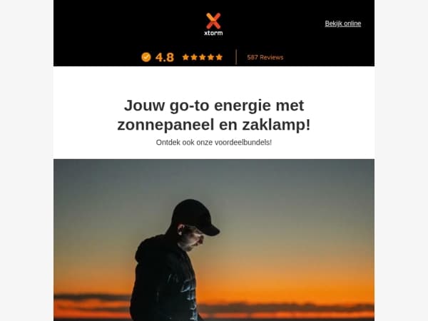 NIEUW! Powerbank met zonnepaneel én zaklamp 🔋🔦