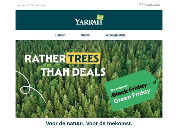 Green Friday: samen iets teruggeven 🌳