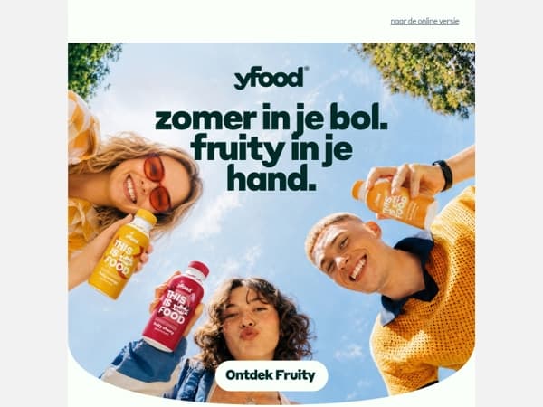 Zomer in je bol. Fruity in je hand.