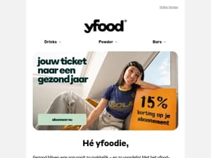 15% korting voor je gezondheid? Deal!
