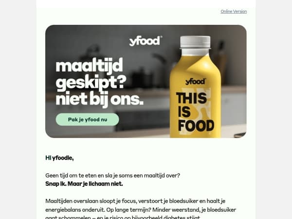 Maaltijd overgeslagen? Je lichaam merkt het meteen.