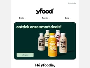 🤓Smart Deals voor échte yfood-fans! 