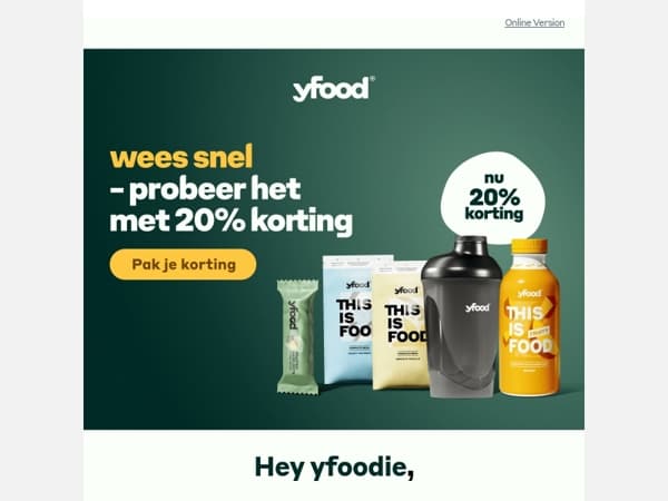 FLASH SALE: 20% op Taster Packs! 🎁