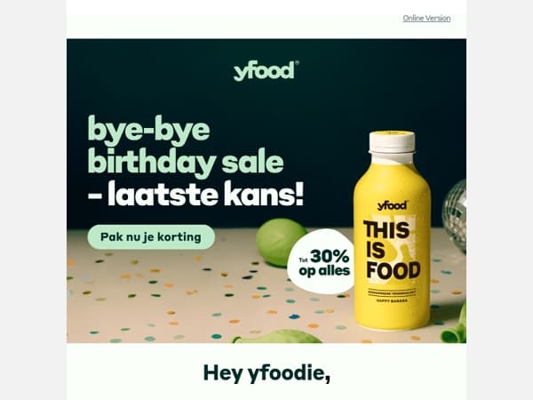 Laatste ronde! Tot 30% – alleen vandaag 🏁