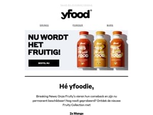 De fruity’s zijn terug! 😍
