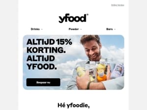 Krijg 15% korting