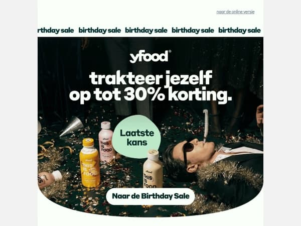 Laatste kans: tot 30% korting