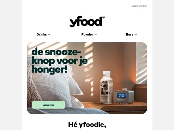 Ontbijt dat met je mee snoozt! ⏰