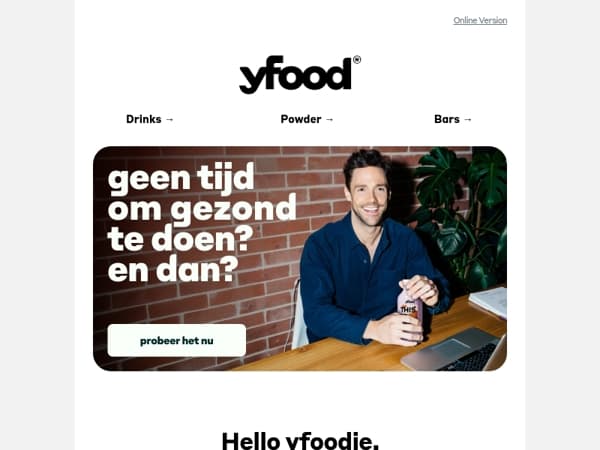 Geen tijd voor gezond eten? Wij fixen het 💪