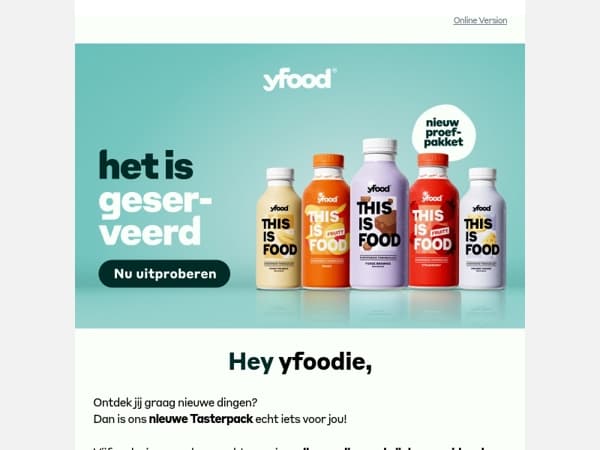Nieuw: Nog meer smaken in het proefpakket
