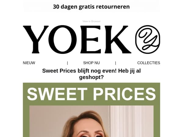 🎉 Goed nieuws: Sweet Prices is verlengd