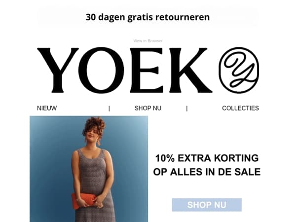 🚨 SALE ALERT: 10% extra korting op alles