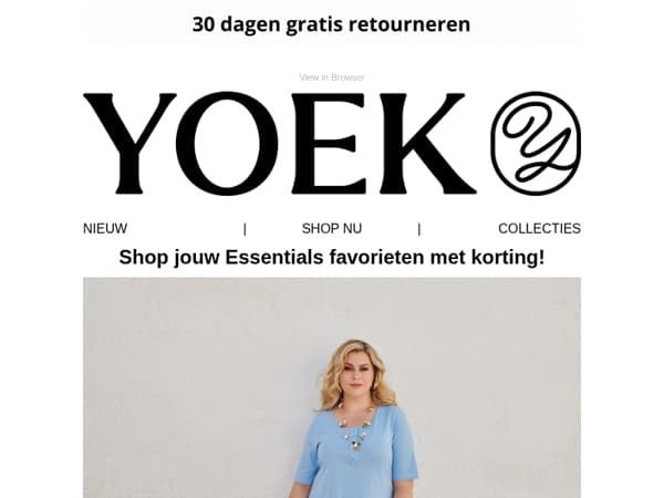 💥 SALE alert: Essentials voor minder