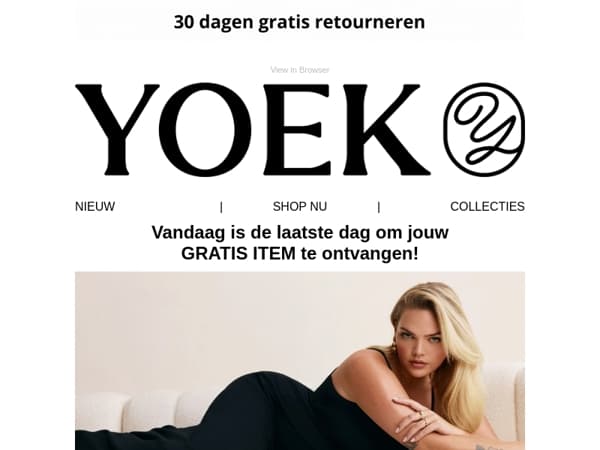 ⏰ Laatste kans: Gratis cadeau bij je bestelling eindigt vandaag!