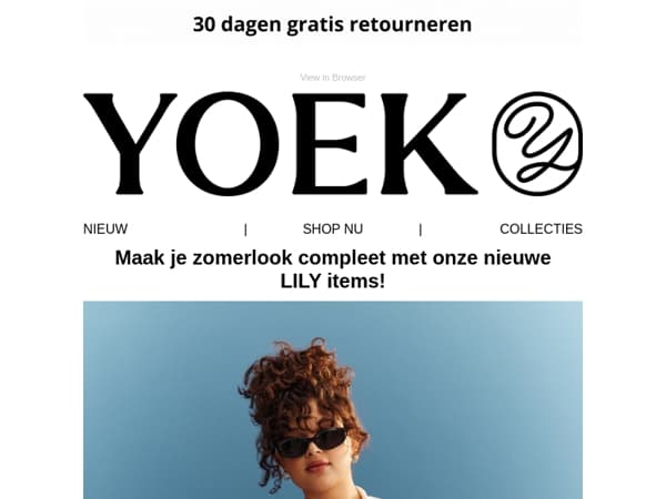 ☀ Stralend de zomer in: Shop ons nieuwe LILY design