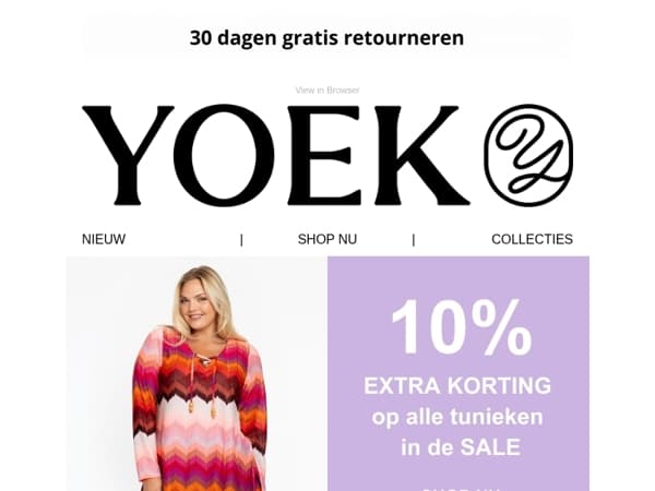 🤩 Extra voordelig tunieken shoppen