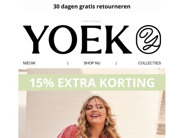 ❗Extra voordeel op alles in de outlet