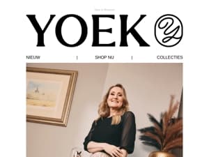 YOEK x Hannelore limited edition collectie 💛